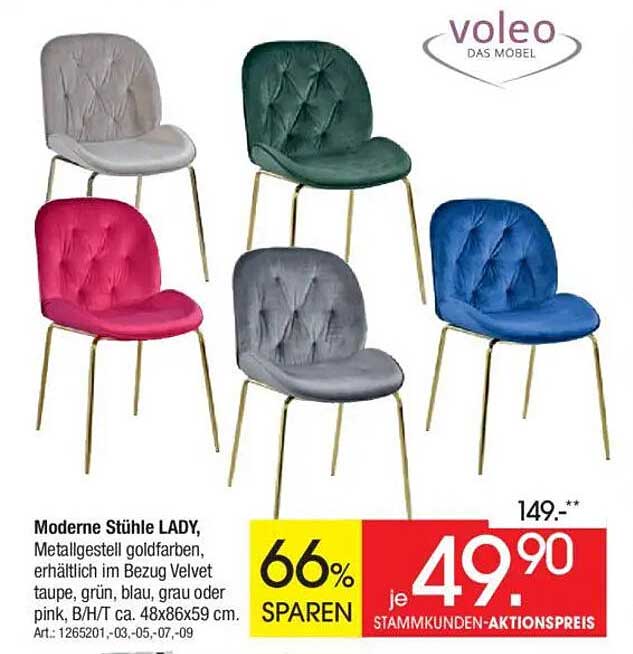 Moderne Stühle LADY