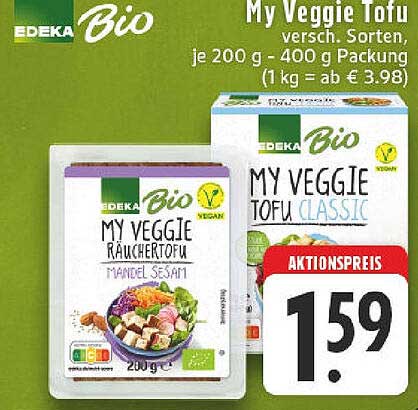 My Veggie Tofu - verschiedene Sorten, je 200 g - 400 g Packung