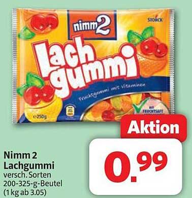 Nimm 2 Lachgummi 250 g
