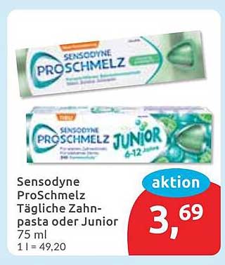 Sensodyne ProSchmelz Zahnpasta oder Junior 75 ml