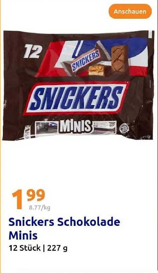 Snickers Schokolade Minis