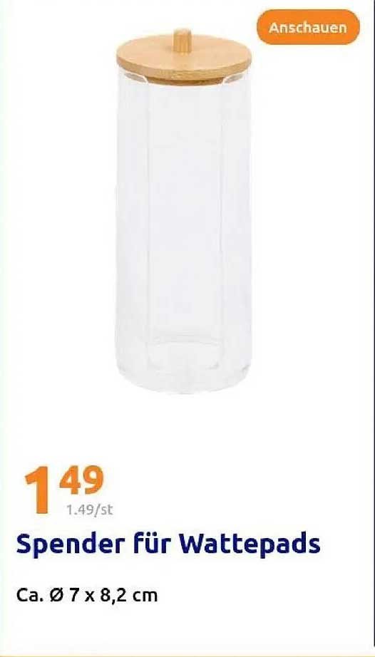 Spender für Wattepads