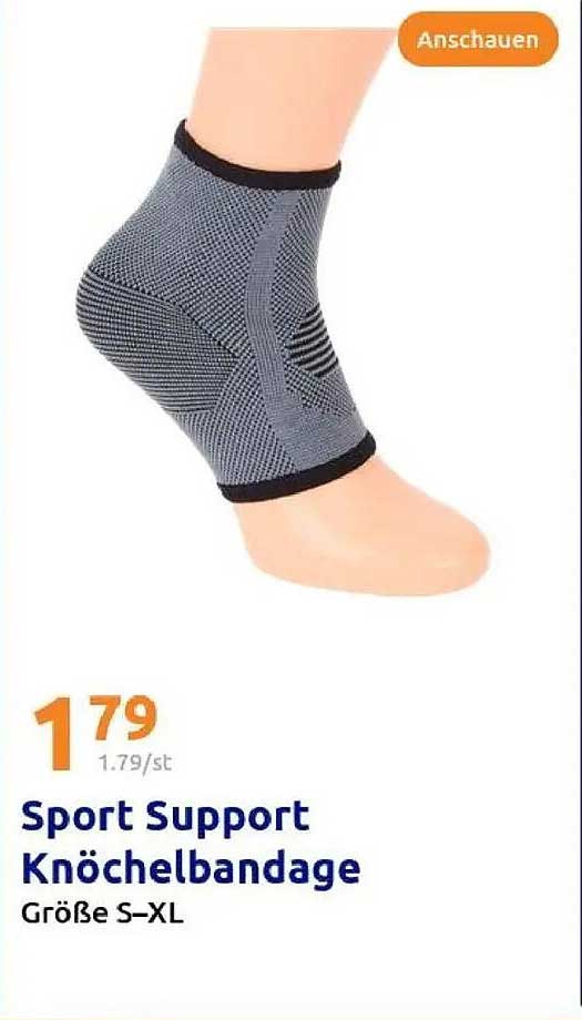 Sport Support Knöchelbandage Größe S-XL