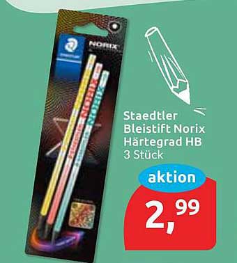 Staedtler Bleistift Norix Härtegrad HB 3 Stück