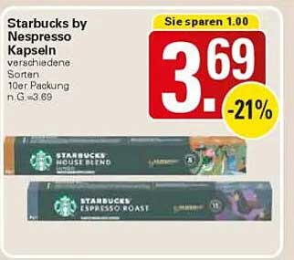 Starbucks by Nespresso Kapseln - verschiedene Sorten 10er Packung