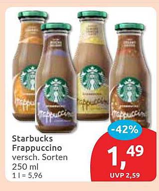 Starbucks Frappuccino versch. Sorten 250 ml