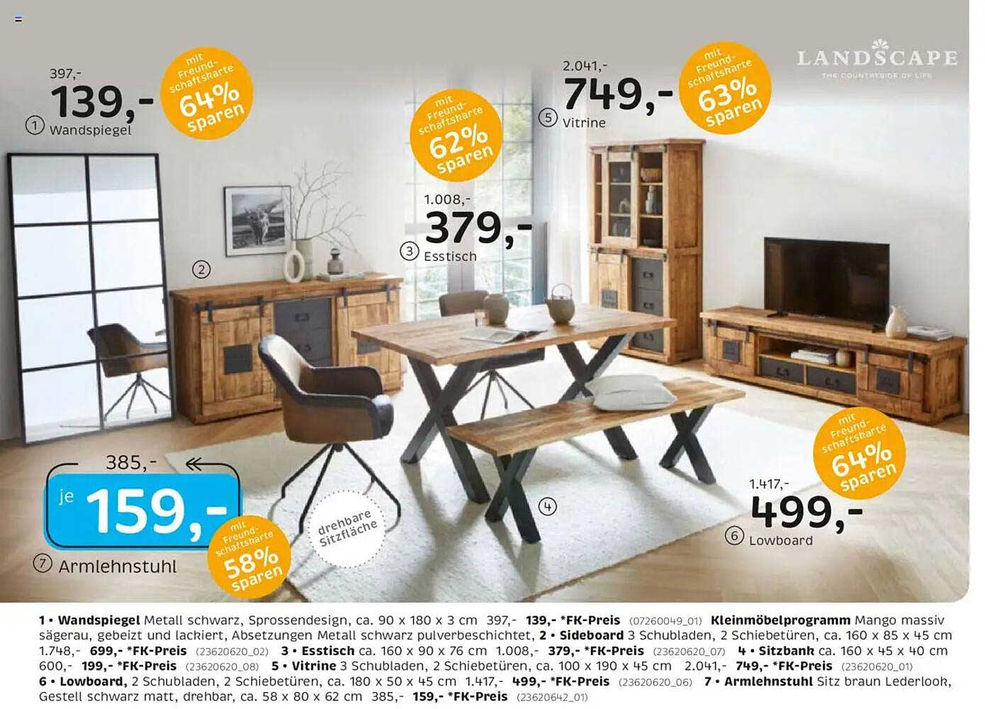 Wandspiegel Metall schwarz, Sprossendesign - 139,00 €