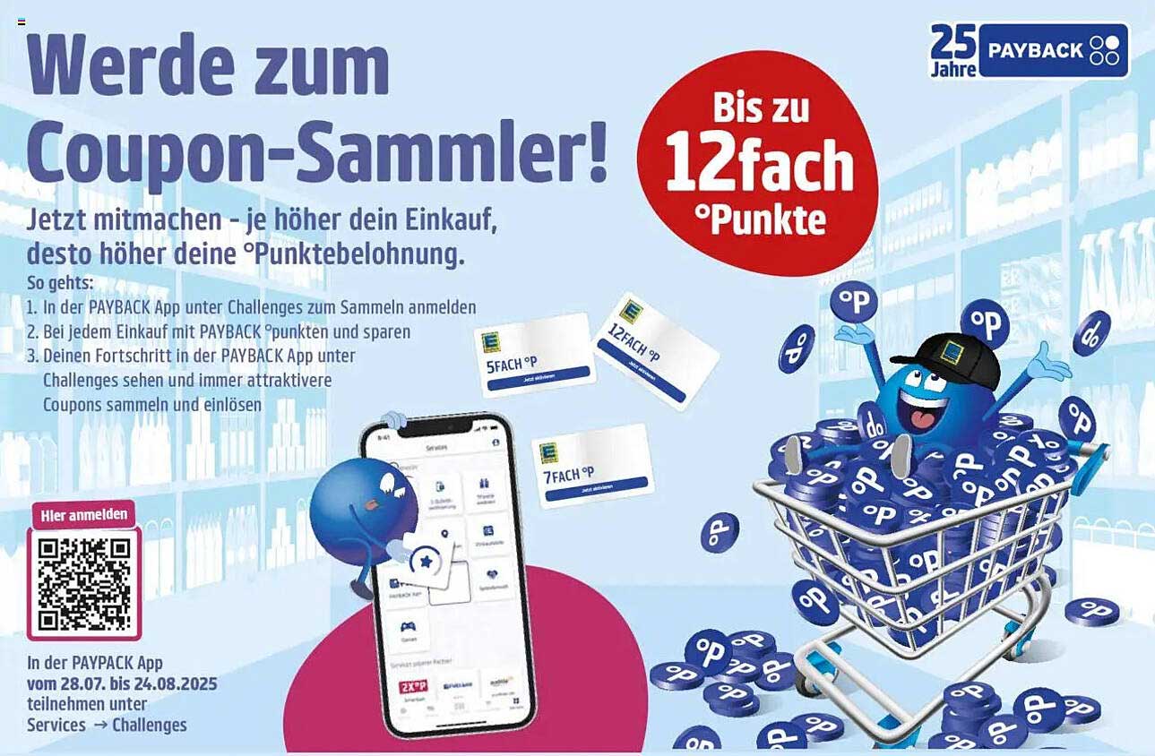 Werde zum Coupon-Sammler! Bis zu 12fach Punkte