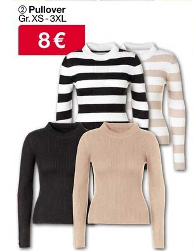 2 Pullover Gr. XS - 3XL für 8 €