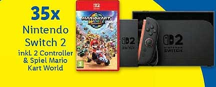 35x Nintendo Switch 2 inkl. 2 Controller & Spiel Mario Kart World
