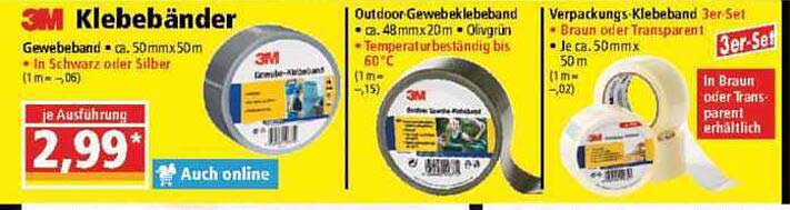 3M Klebebänder - Vielseitige Lösungen für jeden Bedarf