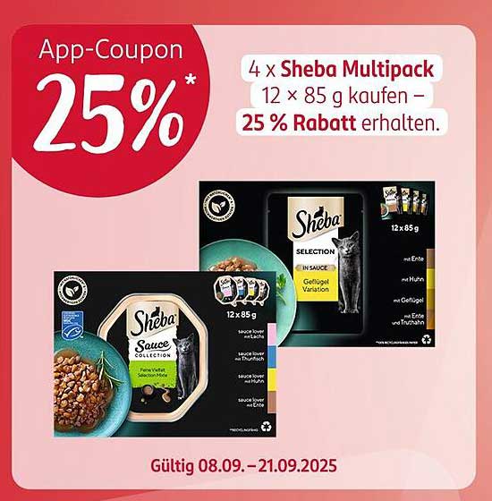 4 x Sheba Multipack 12 x 85 g kaufen – 25 % Rabatt erhalten
