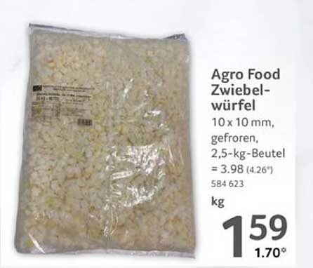 Agro Food Zwiebelwürfel 2,5 kg