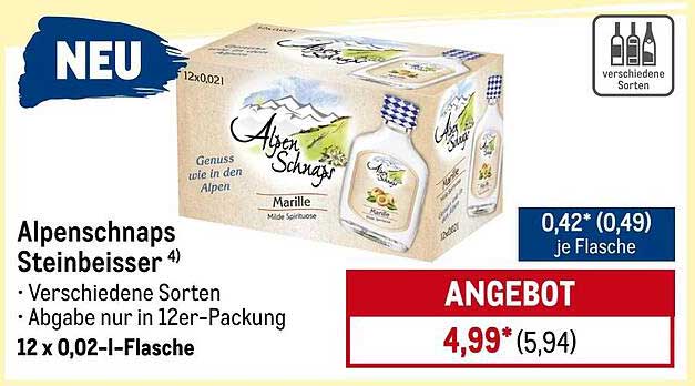 Alpenschnaps Steinbeisser – Genuss wie in den Alpen