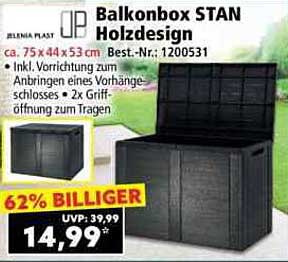 Balkonbox STAN Holzdesign