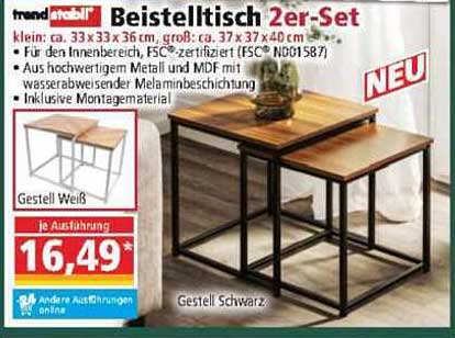 Beistelltisch 2er-Set
