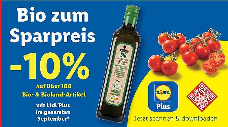 Bio-Natives Olivenöl - 10% Rabatt auf über 100 Bio- und Bioland-Artikeln