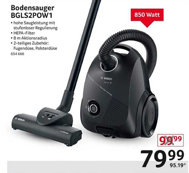 Bodensauger BGLS2POW1 – Leistungsstark und vielseitig