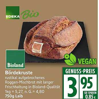 Bördekruste - Rustikales Roggen-Mischbrot in Bioland-Qualität