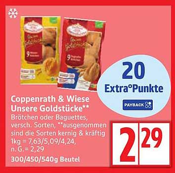 Coppenrath & Wiese Unsere Goldstücke Brötchen oder Baguettes