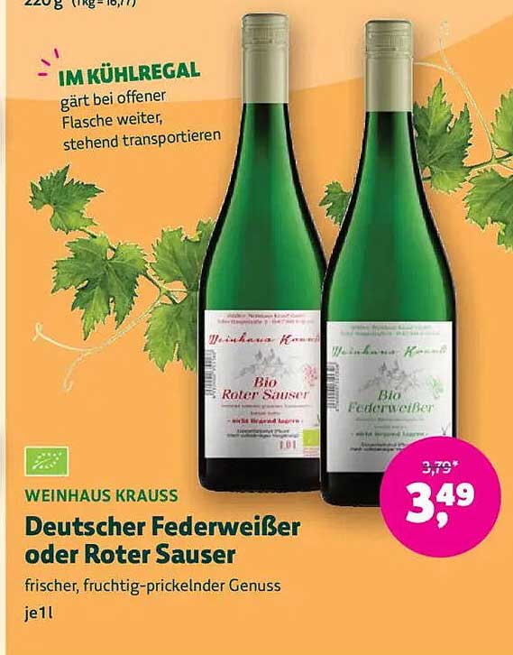 Deutscher Federweißer oder Roter Sauser