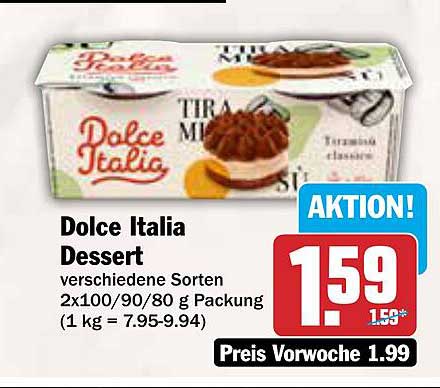 Dolce Italia Dessert verschiedene Sorten 2x100/90/80 g Packung