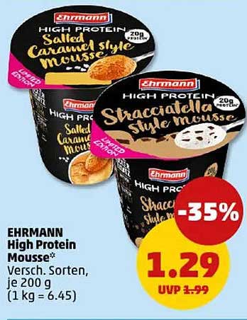 EHRMANN High Protein Mousse – Verschiedene Sorten
