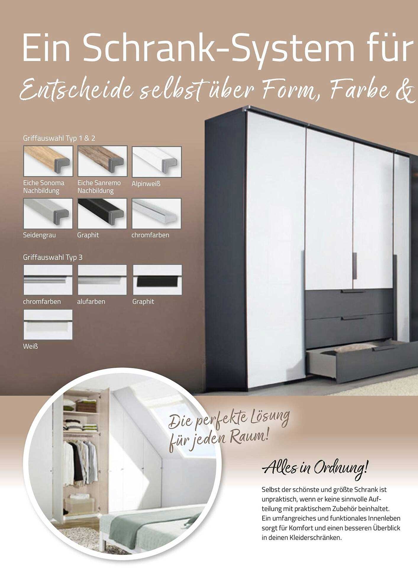 Ein Schrank-System für jeden Raum