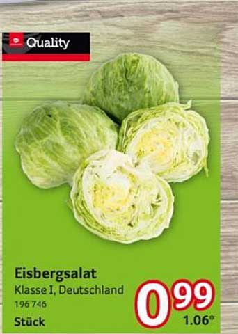 Eisbergsalat Klasse I aus Deutschland