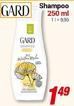GARD Shampoo mit Weißem Mohn, 250 ml