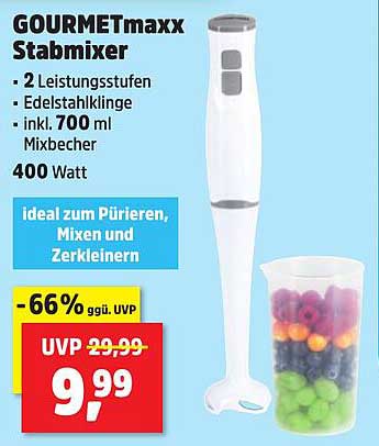 GOURMETmaxx Stabmixer