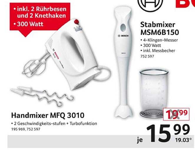 Handmixer MFQ 3010 von Bosch