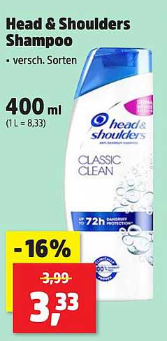 Head & Shoulders Shampoo 400 ml - Classic Clean