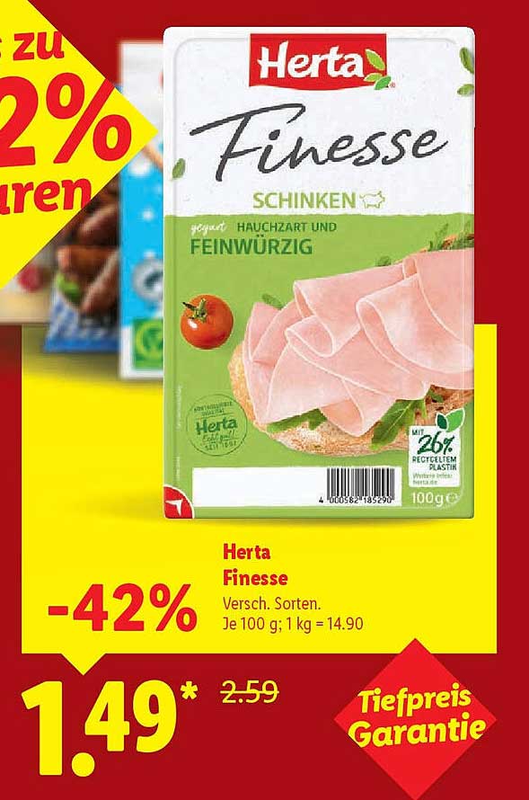 Herta Finesse Schinken