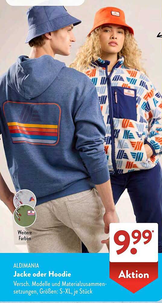 Jacke oder Hoodie von ALDIMANIA