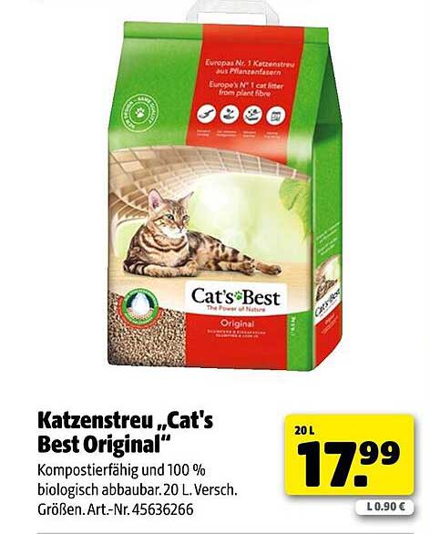 Katzenstreu „Cat's Best Original“