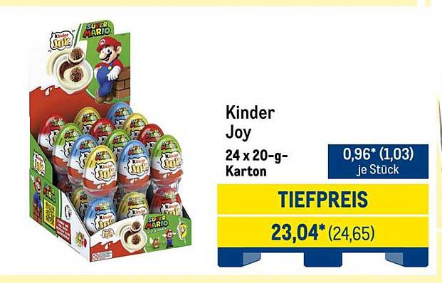 Kinder Joy 24 x 20-g-Karton