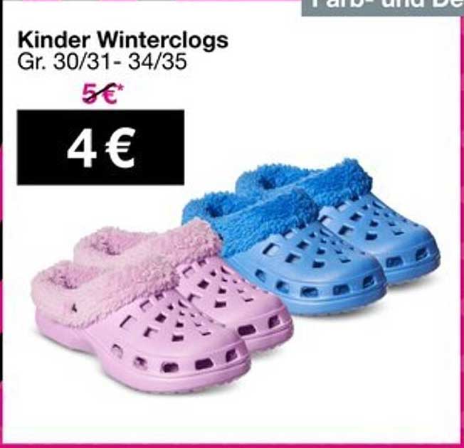 Kinder Winterclogs Gr. 30/31-34/35