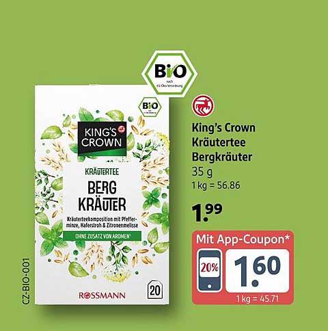 King's Crown Kräutertee Bergkräuter