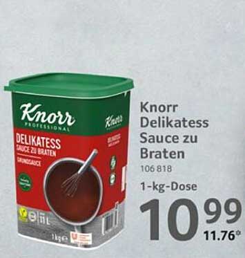 Knorr Delikatess Sauce zu Braten 1-kg-Dose