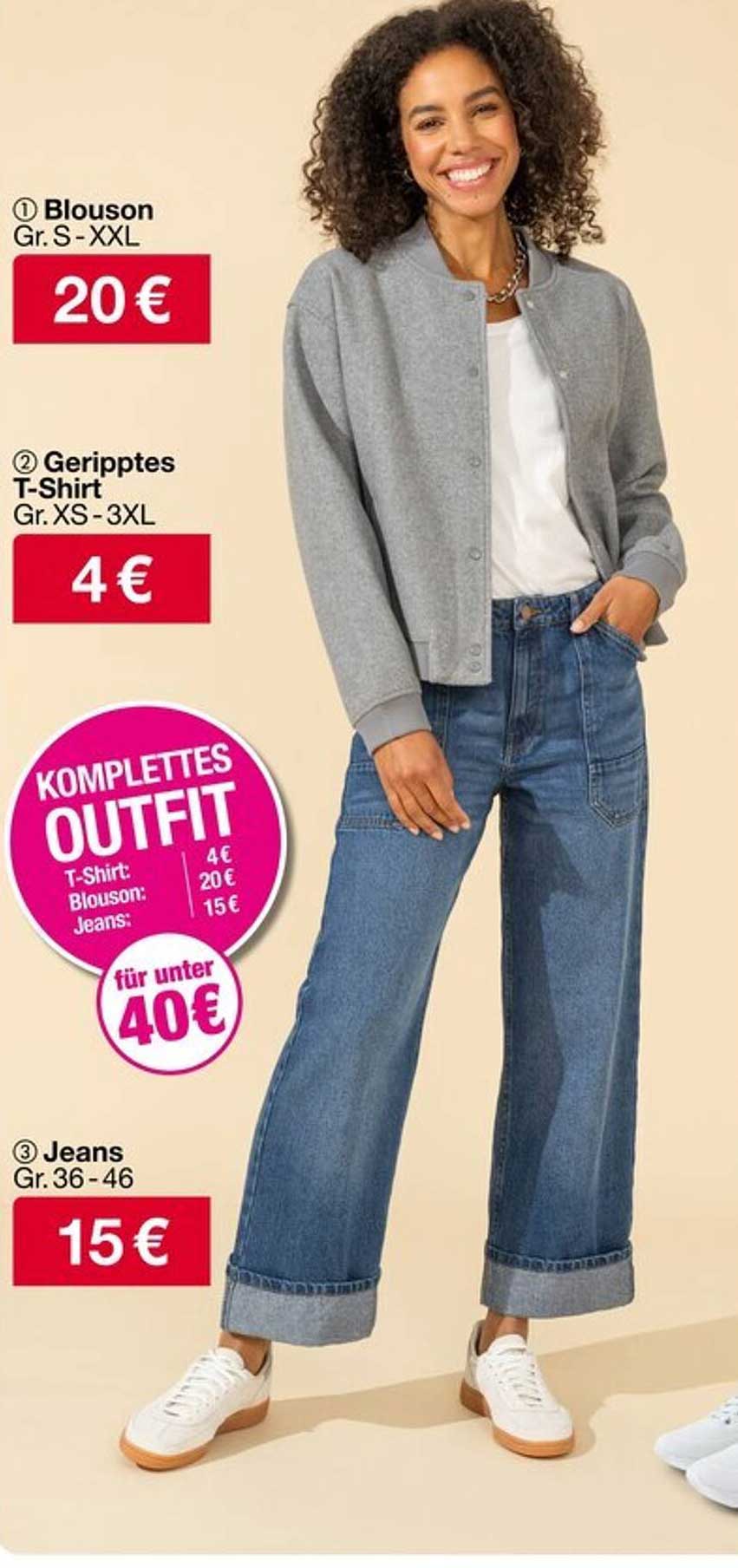 Komplettes Outfit für unter 40 €