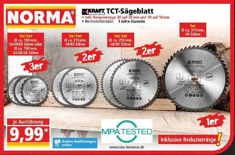 KRAFT TCT-Sägeblatt - Jetzt im Angebot!