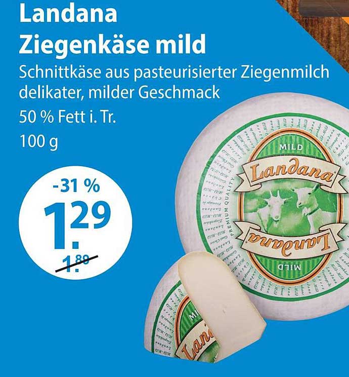 Landana Ziegenkäse mild 100 g
