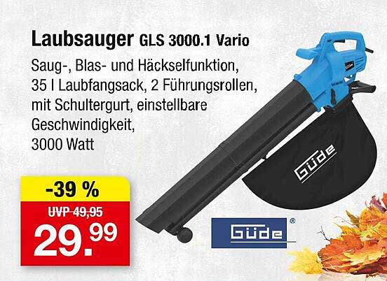 Laubsauger GLS 3000.1 Vario