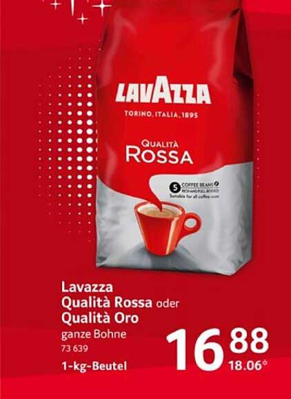 Lavazza Qualità Rossa oder Qualità Oro ganze Bohne 1-kg-Beutel
