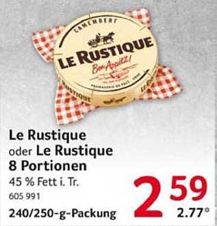 Le Rustique Camembert oder Le Rustique 8 Portionen