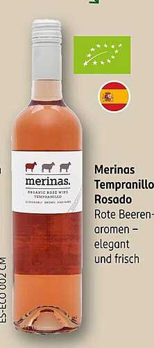 Merinas Tempranillo Rosado - Rote Beerenaromen – elegant und frisch