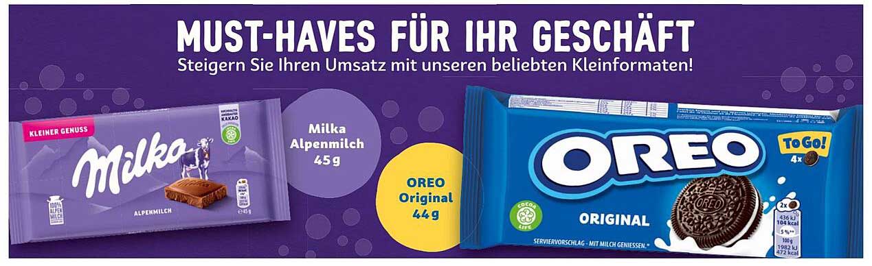 Milka Alpenmilch und Oreo Original - Ein unschlagbares Duo für Naschkatzen