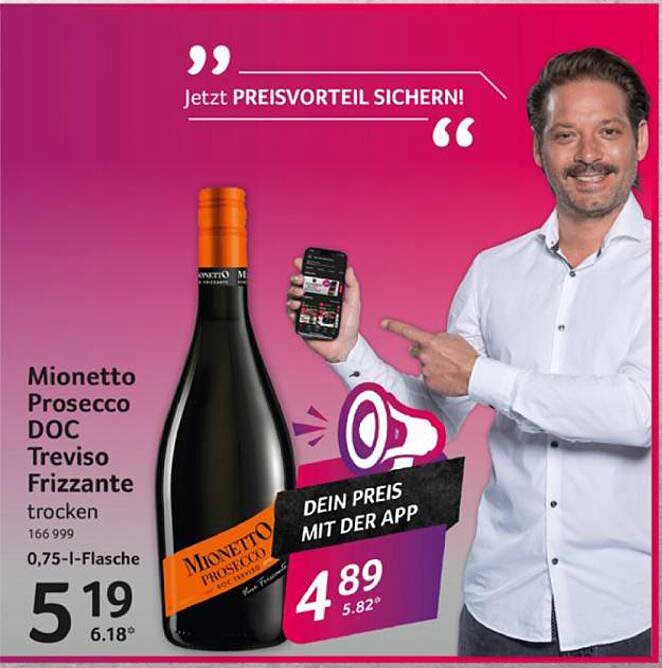 Mionetto Prosecco DOC Treviso Frizzante trocken 0,75 l