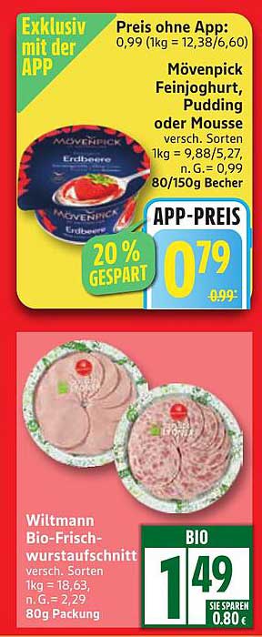 Mövenpick Feinjoghurt, Pudding oder Mousse versch. Sorten
